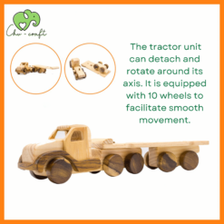 Wooden tractor, toddler toys, birthday gift, handmade toys